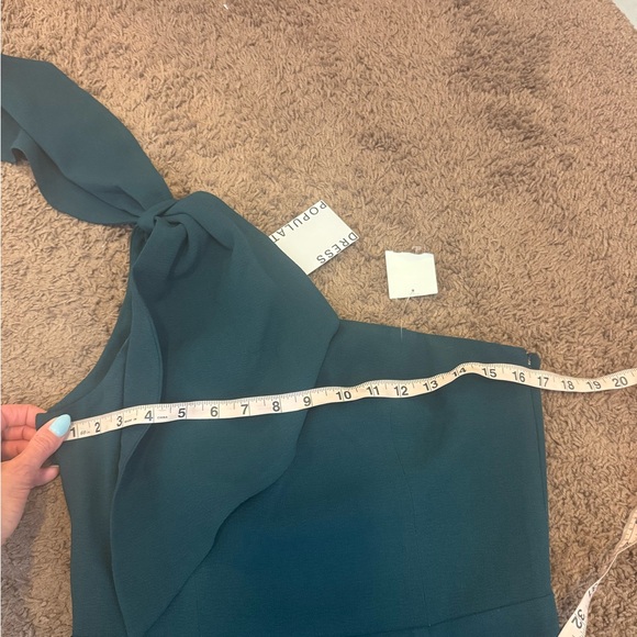 Dress the Population Tiff Dress in Dark Green One Should Mini M NEW - Picture 9 of 10